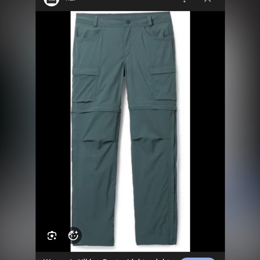 REI Women’s Dusty Blue Sahara Hiking Pants